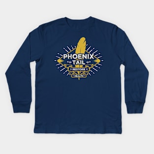 Phoenix Tail Kids Long Sleeve T-Shirt